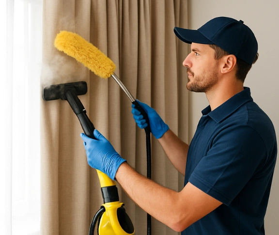 Trusted drapes cleaning technician Matty Curtain Cleaning forest-hill-vic QLD